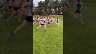 Lindsays Short Course XC Senior Women Race Start [upl. by Nohtan]