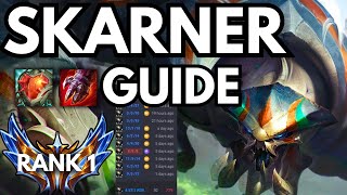 HOW RANK 1 SKARNER CARRIES WITH 72 WINRATE IN CHALLENGER [upl. by Holli]