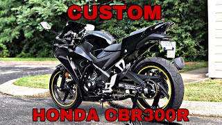 Custom Honda CBR300R Modifications List [upl. by Eyram161]