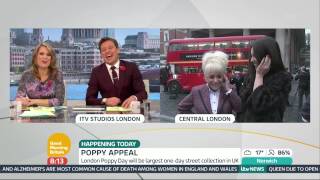 Barbara Windsor And Lacey Turner On The Poppy Appeal  Good Morning Britain [upl. by Oirasec95]