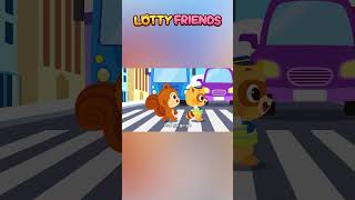 Traffic Lights Song🚦  Nursery Rhymes  Sing Along  Kids Songs  Lotty Friends [upl. by Shipley900]