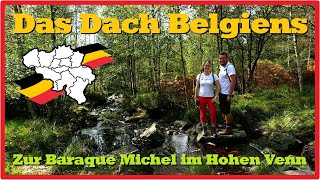 Das Dach Belgiens  Zur Baraque Michel im Hohen Venn 🇧🇪🍺 27K [upl. by Atarman601]