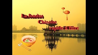 la fondue chinoise rapide à faire [upl. by Judsen552]