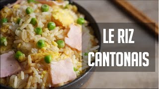 LE RIZ CANTONAIS COMME AU RESTAURANT RECETTE FACILE amp RAPIDE  ASTUCES [upl. by Soraya]