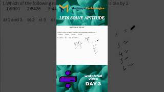 DIVISION  TRICKS  QUANTITATIVE APTITUDE  ACCENTURE ENTRANCE  PROBLEM SOLVING [upl. by Enined]