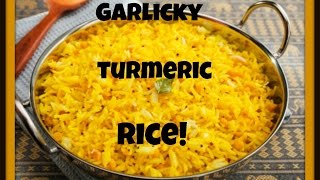 My Familys Secret Garlic Turmeric Middle Eastern Rice Recipe الأرز مع الثوم والكركم [upl. by Lyrpa]