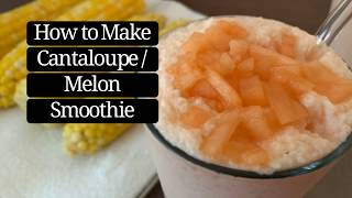 MELON SMOOTHIE RECIPE  great for weight loss  high in Vitamin C and Vitamin K [upl. by Breger]