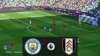 Man City vs Fulham Premier League 2425 Full Match Highlights Skillful PES gameplay [upl. by Ikceb]