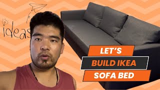 BUILDING THE IKEA SOFA BED A FUN DIY ADVENTURE [upl. by Drofub801]