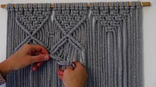 🔴 Macrame  makatka  花边 个别指导 ZDROJOWA TV  DIY  makrama  tutorial [upl. by Llertnov]