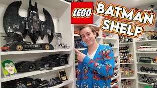 LEGO Batman Shelf Update amp How to Hang Batwing [upl. by Giulietta]