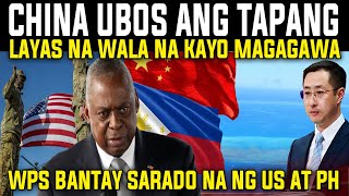 IYAK ANG CHINA SA BALITANG TO WALA NA LAYAS NA KAYO SA WPS TALO NA REACTION AND COMMENT [upl. by Navannod]