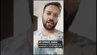 Dr Akshat Juneja Review On Pathology crash course joharimbbs [upl. by Assirralc42]