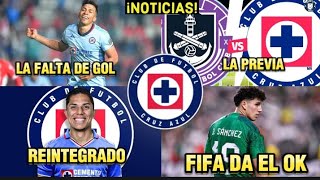 cruzazul🔥LA PREVIA VS MAZATLÁNSALCEDO REINTEGRADO SÁNCHEZ CADA MÁS CERCA🔥ligamx mdf futbol [upl. by Ragouzis]