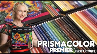 Reviewing The Prismacolor Premier Soft Core Color Pencils  The best blending wax pencil [upl. by Nosreve785]