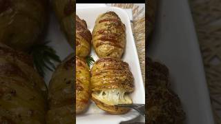 Patate a fisarmonica le prepari in 5 minuti con soli 3 ingredienti …troppo buone ricette food [upl. by Alban]