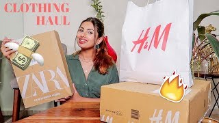 ZARA and HampM HAUL 🛍  Aashna Hegde [upl. by Ultima]