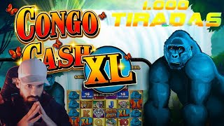 ¿QUE PASA SI HACEMOS 1000 TIRADAS AL CONGO CASH XL CASINO ONLINE ARGENTINA [upl. by Marentic839]