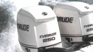 Twin 250hp Evinrude ETEC on a 30 Wellcraft Scarab [upl. by Ahsieym]