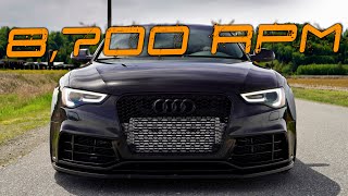 This SUPERCHARGED Audi RS5 V8 Might Embarrass Your M3 [upl. by Agnimod]