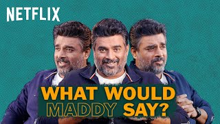 R Madhavan Reacts To His Scenes In Decoupled  Netflix India [upl. by Ydnirb518]