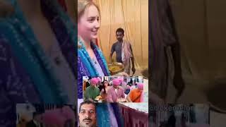 Russian girl enjoy indian wedding first time [upl. by Col]