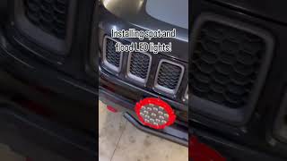 LED lights  2018 Jeep Compass Trailhawk [upl. by Aratihc268]