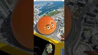 Amazing Emoji dome at Dubai Island road junction।😱shortvideo amazingfacts [upl. by Leffen]