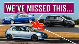 Can the 306 still drift And can it keep up with the MG ZS180 and Clio RS 172  Blyton Park [upl. by Adnilema]