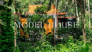 Sustainable House Design Uses Bioclimatic Strategies In A Lush Tropical Paradise [upl. by Ytak]