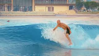 Kelly Slater ‘Finds His Wave’ at Surf Abu Dhabi [upl. by Mathian431]