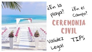 Cómo Organizar tu Boda Paso a Paso Capítulo 82 La Ceremonia Civil [upl. by Imarej]