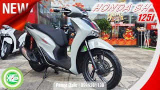 XE amp XE  Review xe Honda SH 125i 2023  Phiên bản thể thao ABS  Xám xi măng  Xám đen [upl. by Ahsas321]