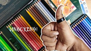 HINDI Unboxing FaberCastell Polychromos 60 pack  Siddhants Artwork [upl. by Willumsen]