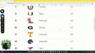 Week 13 College Football Rankings Analysis 🏈 breakdown 3 heisman collegefootball [upl. by Wylie]