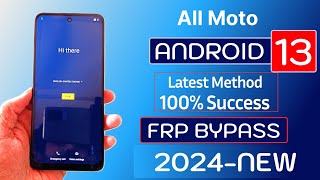 2024 NEW All Moto Frp Bypass 100 Success Android 13 2024 Method [upl. by Vil]