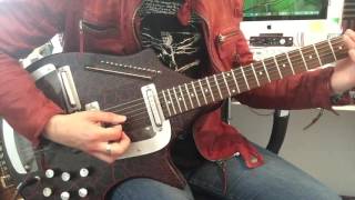 Testing a 1960s Danelectro Coral Sitar [upl. by Hanimay]