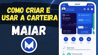 Wallet Maiar  Como Criar a Carteira Maiar Receber Enviar Steak das suas Elrond Egld Egold [upl. by Kcirad]