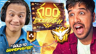 100 Streak Challenge By Amit Bhai 😵 Free Fire Max  Tonde Gamer [upl. by Naimed]