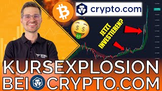 CRYPTOcom Kursexplosion  Jetzt investieren Chartanalyse zu Bitcoin [upl. by Micco503]