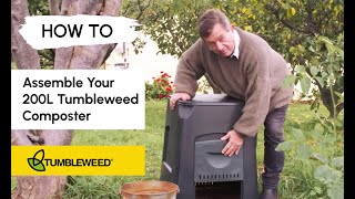 How to Assemble your Tumbleweed 200L Flat Pack Composter [upl. by Harli]