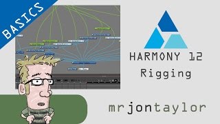 Toon Boom Harmony 12 Basics 5 Rigging [upl. by Oludoet]