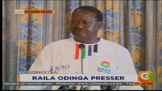 Citizen Extra Raila Odinga demand [upl. by Llekim]