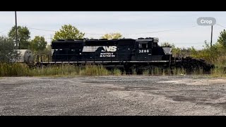 NB Conrail with Coil Cars Flatcars amp a lot of Gondolas River Rouge MI 26 Sep 24 [upl. by Sirah]