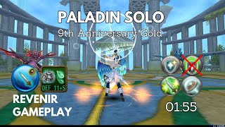 Paladin Revenir Solo 9th Anniversary Gold  Toram Online トーラムオンライン toramonlinegameplay toram [upl. by Graves]