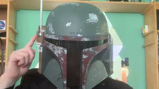 Review Boba Fett Black Series Electronic Helmet [upl. by Neibaf]