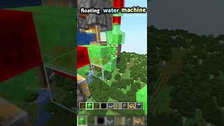 Minecraft Floating Water Machine ☠️ はいよろこんで minecraft minecraftmemes minecraftshorts [upl. by Carmon23]