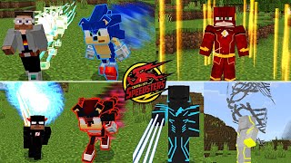 SPEEDSTERS MCPE  Addon de HEROES Veloces para Minecraft PE [upl. by Reldnahc]