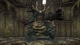 Dark Souls Remastered Asylum Demon Boss Fight [upl. by Edee]