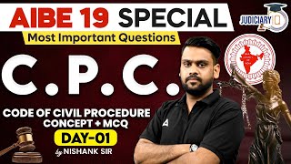 AIBE 19  CPC Important MCQs amp Concepts  All India Bar Exam 2024  By Nishank Sir [upl. by Eido669]